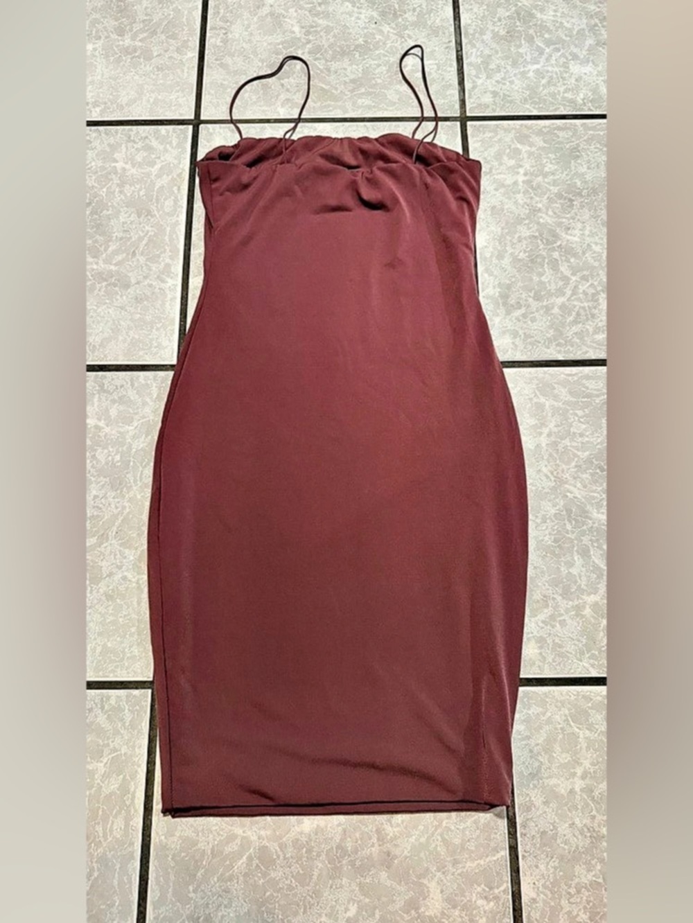 naked wardrobe Midi Dress in Purple Like New